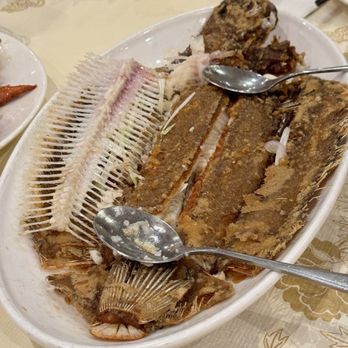 Golden Hot Pot King - The server skillfully removed the main bone inside the flounder. - Seafood Near Me - Queens, New York Golden Hot Pot King - The server skillfully removed the main bone inside the flounder. - Seafood Near Me - Queens, New York