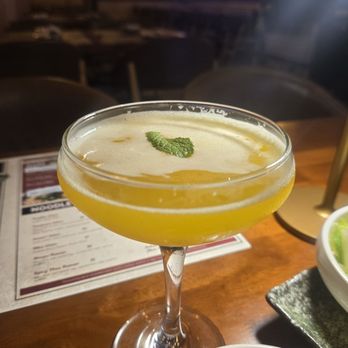 Issho - Mango happy hour drink - Sushi Bars Near Me - Annandale, Virginia