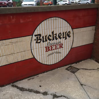 Maumee Bay Brewing - Sign in the wall outside.  Lots of Ohio decor at this place! - Brewpubs Near Me - Toledo, Ohio