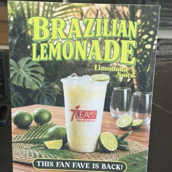 7 Leaves Cafe - Brazilian lemonade - Bubble Tea Near Me - San Jose, California