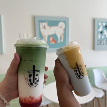 Boba Garden - Strawberry matcha and tropical breeze - Bubble Tea Near Me - Winter Springs, Florida Boba Garden - Strawberry matcha and tropical breeze - Bubble Tea Near Me - Winter Springs, Florida