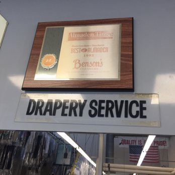 Benson's Cleaners - Drapery service including press and repair.... - Sewing & Alterations Near Me - San Jose, California Benson's Cleaners - Drapery service including press and repair.... - Sewing & Alterations Near Me - San Jose, California
