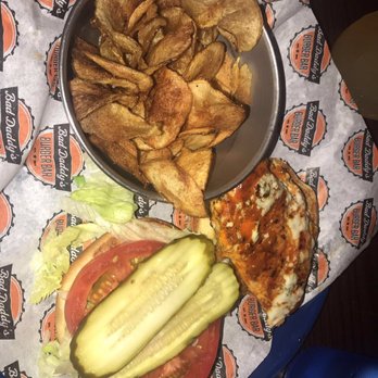 Bad Daddys Burger Bar - Buffalo Chicken Sandwich - Burgers Near Me - Chamblee, Georgia Bad Daddys Burger Bar - Buffalo Chicken Sandwich - Burgers Near Me - Chamblee, Georgia