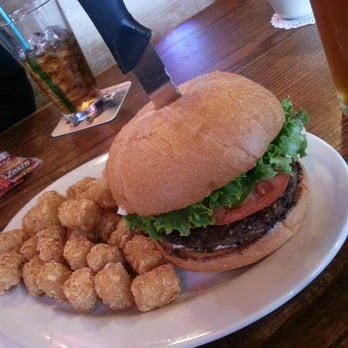 Broadway Saloon - Happy hour burger 4.75$ - Bars Near Me - Beaverton, Oregon