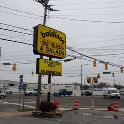 Store sign from the parking lot.