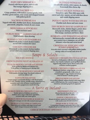 Menu photo 5 The Dublin House Red Bank, NJ