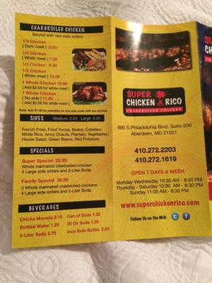 Menu photo 4 Super Chicken Rico Aberdeen, MD Menu photo 4 Super Chicken Rico Aberdeen, MD
