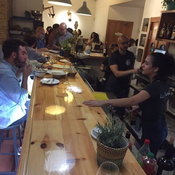 La Brunilda - From a nice little spot on the end of the bar. - Tapas Bars Near Me - Seville, SE