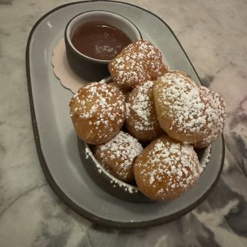 Mad Nice - Zeppoli: sourdough, jivara sauce, 10x - Italian Near Me - Detroit, Michigan Mad Nice - Zeppoli: sourdough, jivara sauce, 10x - Italian Near Me - Detroit, Michigan