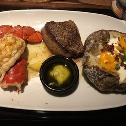 my 6oz. Filet and 4oz.lobster tail my 6oz. Filet and 4oz.lobster tail