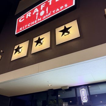 Elite Event: Crafted Bar & Taps - Signage - Yelp Events Near Me - Katy, Texas