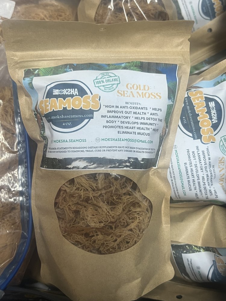 Moksha Sea Moss Logo