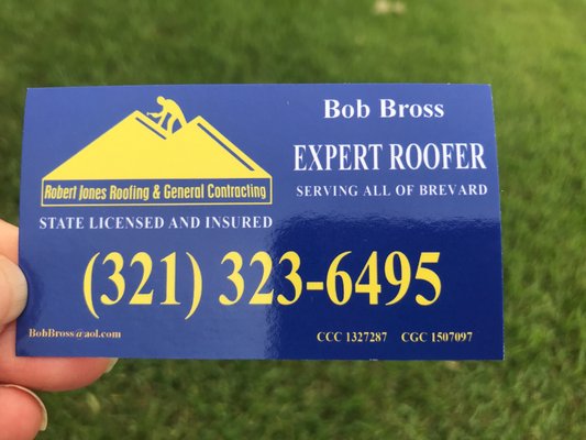 Robert Jones Roofing & General Contracting Logo
