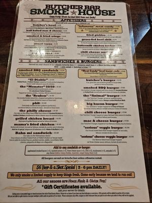 Menu photo 1 Butcher Bar Astoria, NY