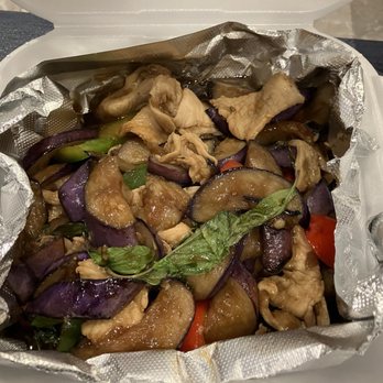 Thai Archer - Eggplant Stir Fry with chicken - Thai Near Me - Salt Lake City, Utah Thai Archer - Eggplant Stir Fry with chicken - Thai Near Me - Salt Lake City, Utah