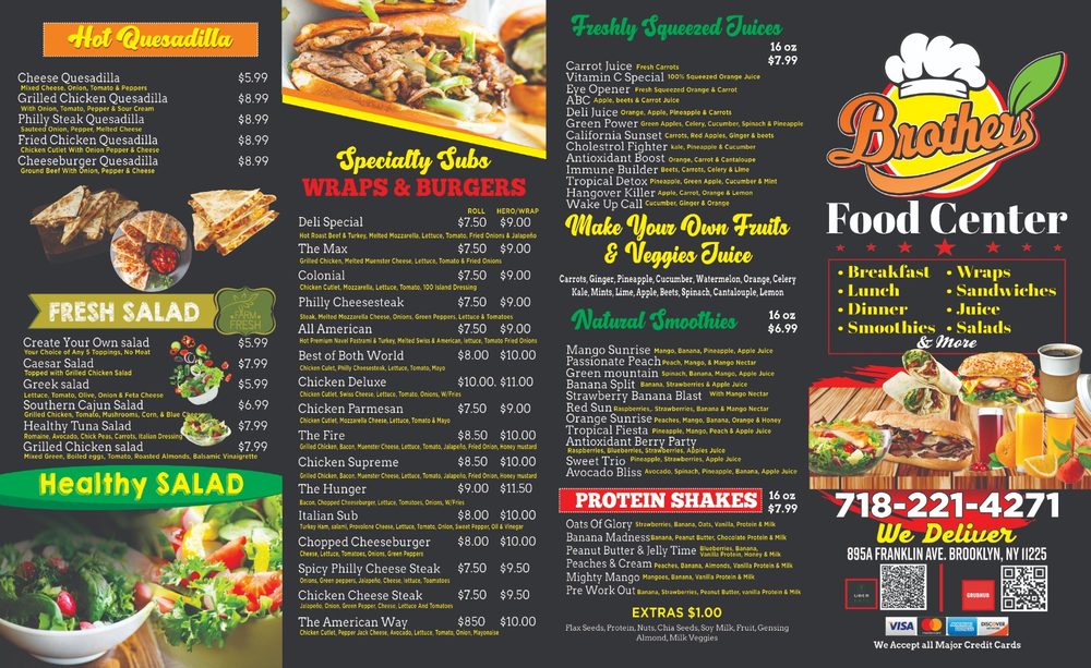 BROTHERS FOOD CENTER Updated May 2024 22 Photos 895 Franklin Ave