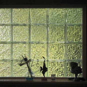 Columbus Glass Block - Close up of high privacy glass block window - Windows Installation Near Me - Columbus, Ohio