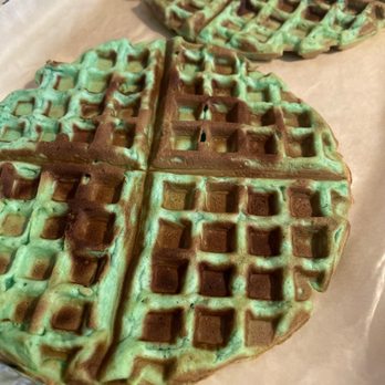 CA Bakehouse - Pandan Green Waffles - Bakeries Near Me - San Jose, California CA Bakehouse - Pandan Green Waffles - Bakeries Near Me - San Jose, California