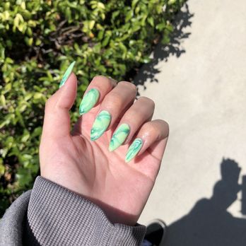 @ Nails - Beautiful green marble nails - Nail Salons Near Me - San Luis Obispo, California @ Nails - Beautiful green marble nails - Nail Salons Near Me - San Luis Obispo, California