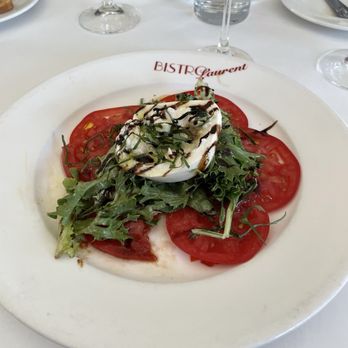 BL Brasserie - Fresh local tomatoes with Barata greens and balsamic reduction - French Near Me - Paso Robles, California BL Brasserie - Fresh local tomatoes with Barata greens and balsamic reduction - French Near Me - Paso Robles, California