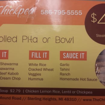 Chickpea Kitchen - Chickpea Kitchen - Mediterranean Near Me - Sterling Heights, Michigan