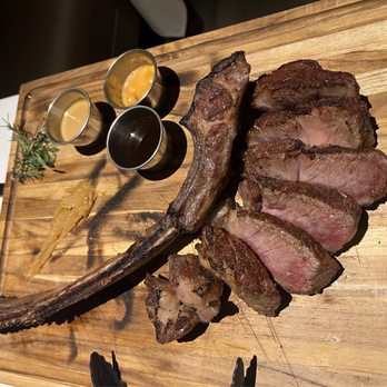 The Steak Library - Dry aged tomahawk ribeye - Steakhouses Near Me - Lomita, California The Steak Library - Dry aged tomahawk ribeye - Steakhouses Near Me - Lomita, California