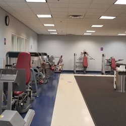 East Lake Branch YMCA - Strength training equipment is spread out for social distancing. A bit dated but clean.