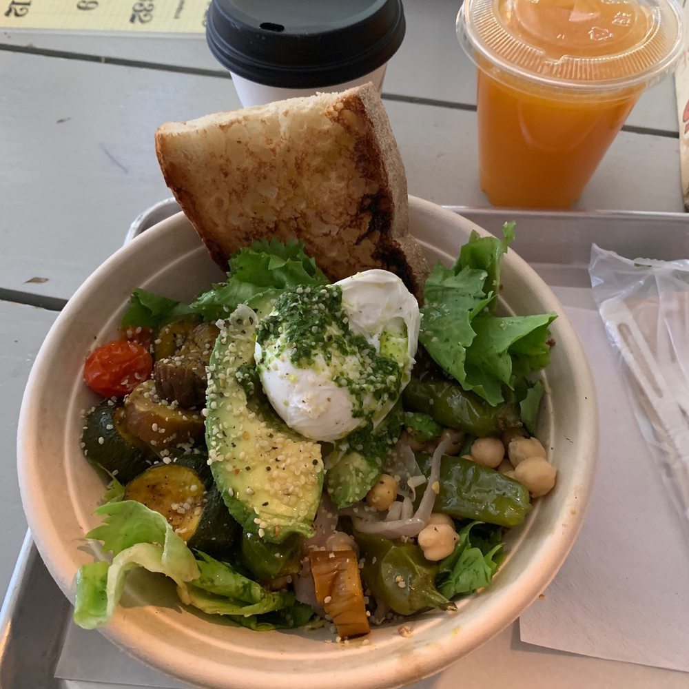 Lella Alimentari - Poached Egg Salad (no meat) - Coffee & Tea Near Me - Brooklyn, New York