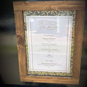 The Mane Pour Mobile Bar - Custom cocktail menu for any event. - Bartenders Near Me The Mane Pour Mobile Bar - Custom cocktail menu for any event. - Bartenders Near Me
