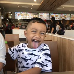 Jollibee - My son enjoying jollibee in Surallah !   -MARVIN B.