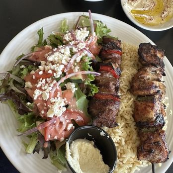 The Mix Up Mediterranean Table - Lamb and chicken plate - Mediterranean Near Me - Galt, California The Mix Up Mediterranean Table - Lamb and chicken plate - Mediterranean Near Me - Galt, California