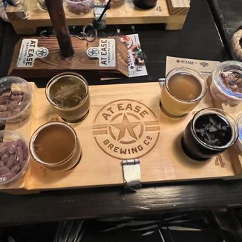 At Ease Brewing Company - Beer and almond pairing - Breweries Near Me - Sacramento, California At Ease Brewing Company - Beer and almond pairing - Breweries Near Me - Sacramento, California