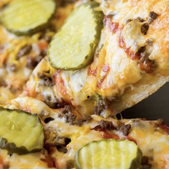P Town Pizza - a slice of cheeseburger pizza - Pizza Near Me - Portland, Oregon P Town Pizza - a slice of cheeseburger pizza - Pizza Near Me - Portland, Oregon