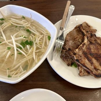 Pho Top - 23. Rice Noodle Soup with Grilled Pork Chop - Vietnamese Near Me - Flushing, New York