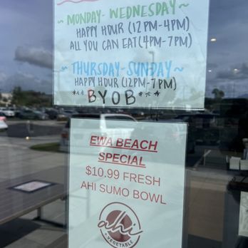 Ahi & Vegetable- Ewa Beach - Ewa beach special - $10.99 sumo bowl - Sushi Bars Near Me - Ewa Beach, Hawaii Ahi & Vegetable- Ewa Beach - Ewa beach special - $10.99 sumo bowl - Sushi Bars Near Me - Ewa Beach, Hawaii
