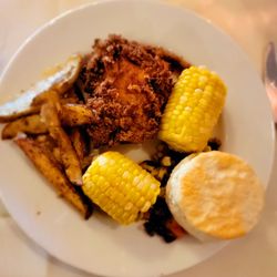 Wurlitzer Events - Wurlitzer Events Wild West BBQ Dinner Series  Honey Fried Chicken , Corn, Biscuits, Potato Wedges & Texas Caviar