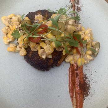 Redbird - Crab cake - New American Near Me - Los Angeles, California