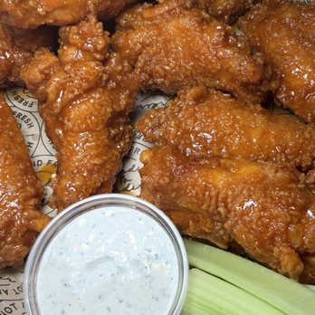 Hi Wings - peach habanero wings - Chicken Wings Near Me - Austin, Texas