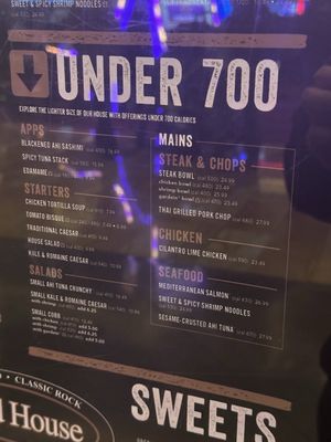 Menu photo 8 Yard House Las Vegas, NV