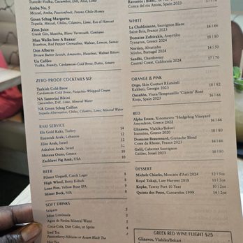 Ladino - Menu 3 - Mediterranean Near Me - San Antonio, Texas
