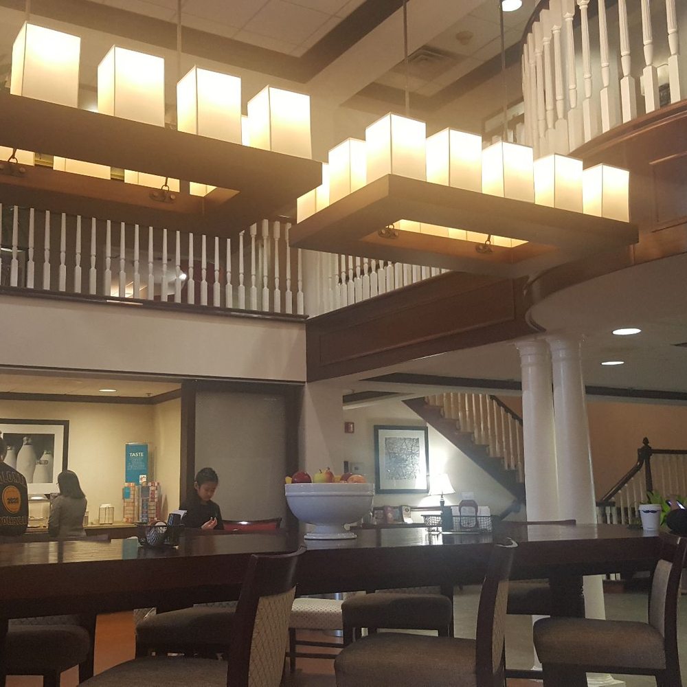 Lobby and breakfast Lobby and breakfast