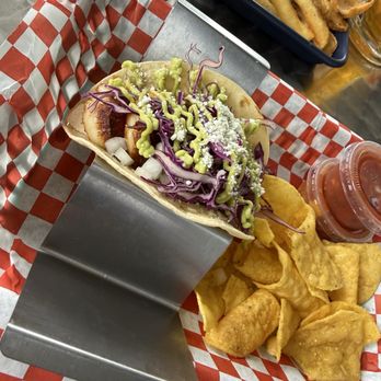 Timber & Tide - Scallop taco - sooooo good!! - Tacos Near Me - Ketchikan, Alaska Timber & Tide - Scallop taco - sooooo good!! - Tacos Near Me - Ketchikan, Alaska