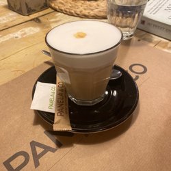 Panela & Co. - Latte macchiato, creamy and sweet.