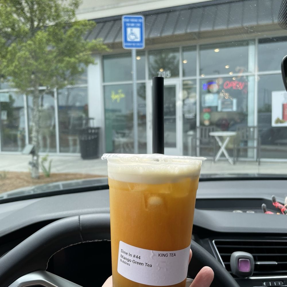 King Tea - Mango Green Tea - Bubble Tea Near Me - Pooler, Georgia