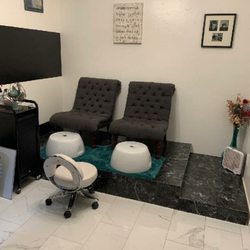 Nailed to a T - Handcrafted pedicure station
