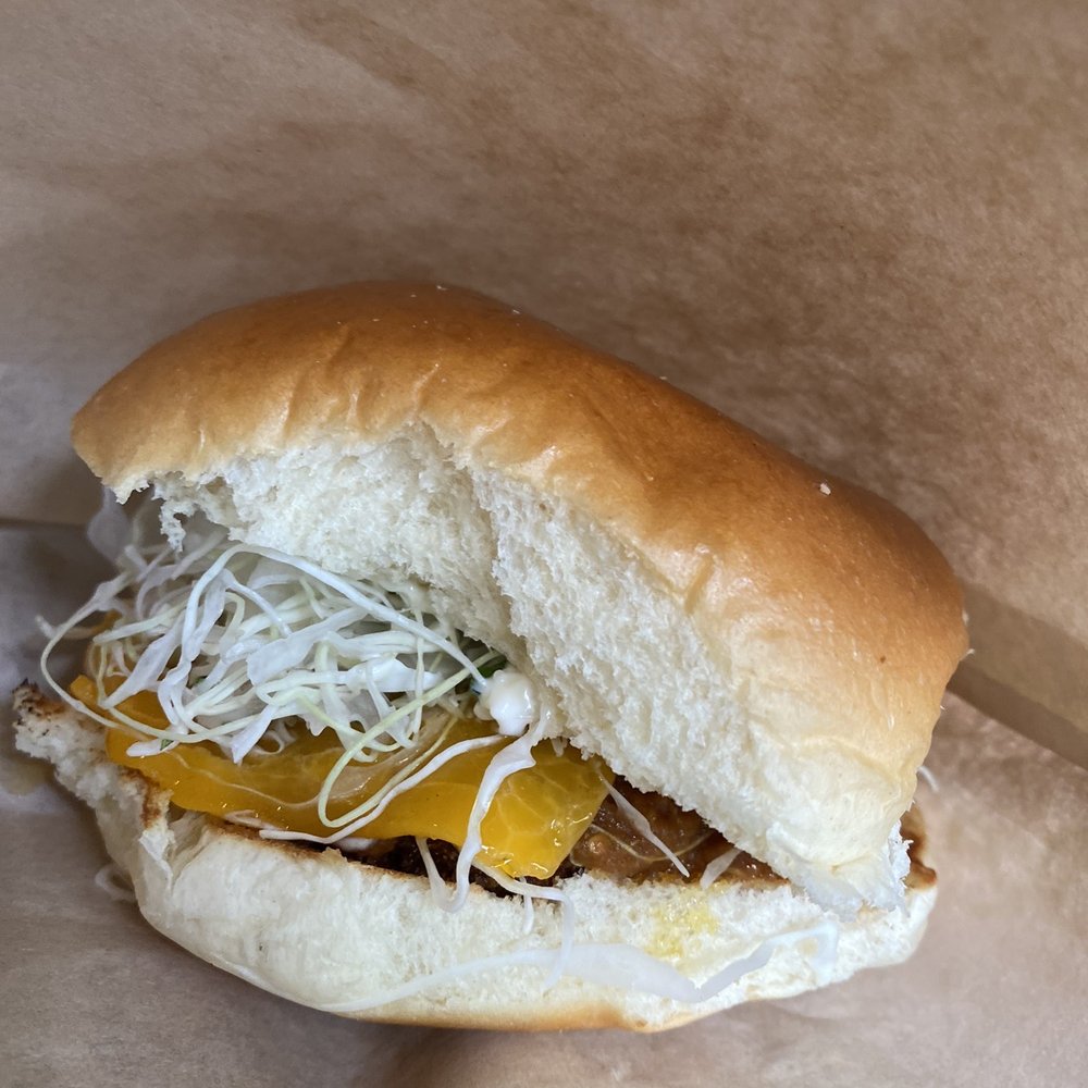 Chef Katsu Brooklyn - Pork Katsu Burger with Miso Sauce and cheese - Pop-Up Restaurants Near Me - Brooklyn, New York Chef Katsu Brooklyn - Pork Katsu Burger with Miso Sauce and cheese - Pop-Up Restaurants Near Me - Brooklyn, New York