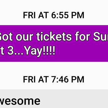 Regal Killeen - Pic of my Regal Cinemas Club App when I purchased the tix Fri night & my text to my friend to let her know we're set for Sunday at 3pm... - Cinema Near Me - Killeen, Texas