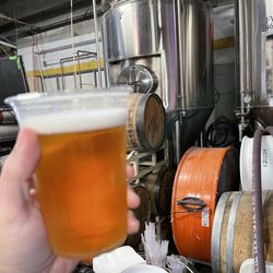 Ten10 Brewing Co - With their Tanks and their Suds - Feed Your Head Kolsch Beer!