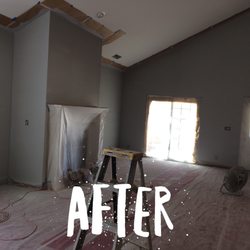 Darryl's Painting - This is the after shot of the living room.