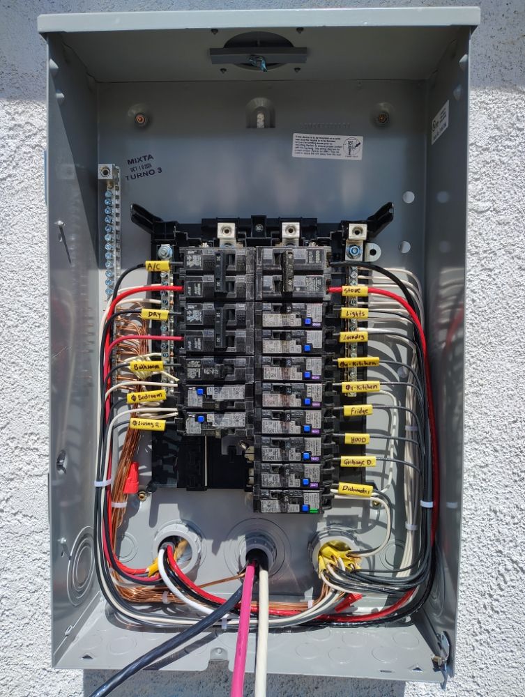 Slide of P&M Electric Services